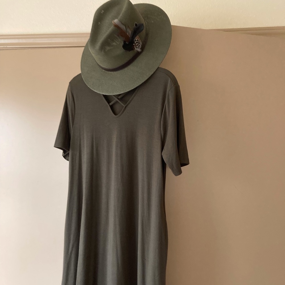 Boho hat and dress combo